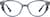 Front view of Premium Cat-Eye Glasses 7838216 in Blue thumbnail