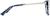 Side view of Premium Cat-Eye Glasses 7838216 in Blue thumbnail