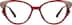 Premium Cat-Eye Glasses 7838218 in Red