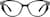 Front view of Premium Cat-Eye Glasses 7838221 in Black thumbnail