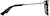 Side view of Premium Cat-Eye Glasses 7838221 in Black thumbnail