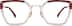 Premium Geometric Glasses 7838318 in Red