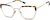 Angle view of Premium Geometric Glasses 7838325 in Tortoiseshell thumbnail