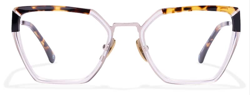 Tortoiseshell Premium Geometric Glasses