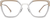 Front view of Premium Geometric Glasses 7838333 in Cream thumbnail
