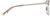 Side view of Premium Geometric Glasses 7838333 in Cream thumbnail