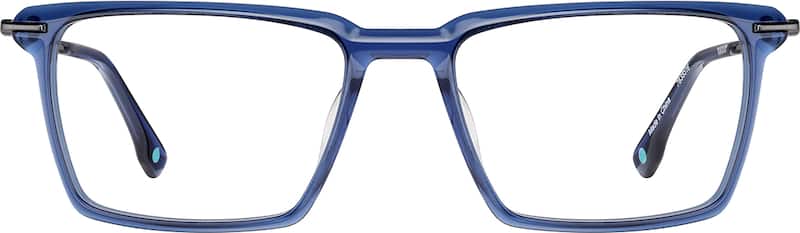 Blue Premium Rectangle Glasses