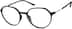 Round Glasses 7838621 in Black