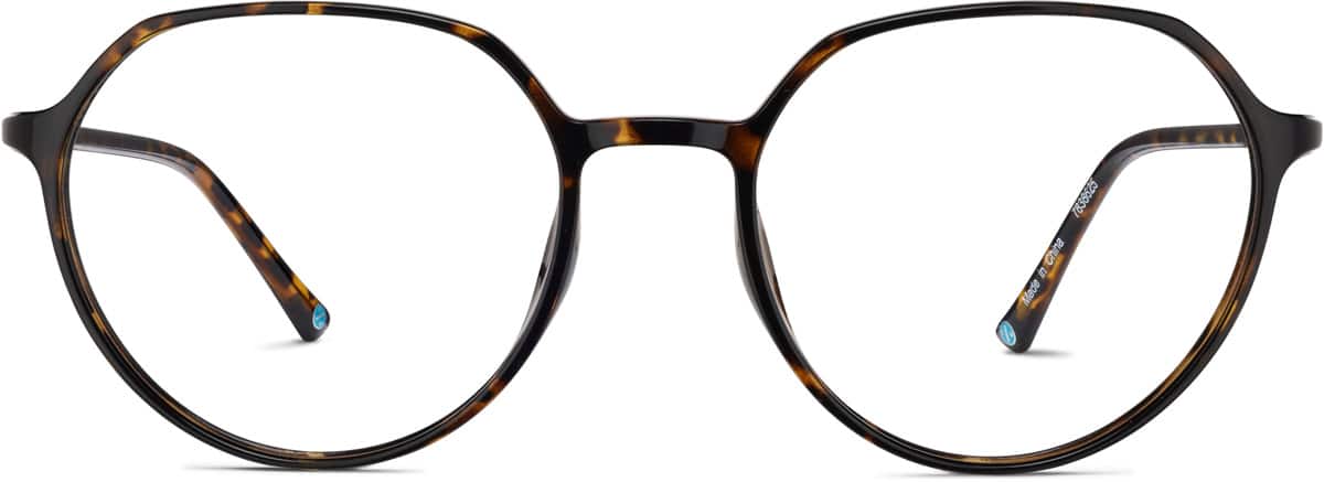 Tortoiseshell Round Glasses #7838625 | Zenni Optical