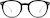 Front view of Round Glasses 7838921 in Black thumbnail