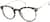 Angle view of Round Glasses 7838935 in Ivory Tortoiseshell thumbnail