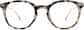 Front view of Round Glasses 7838935 in Ivory Tortoiseshell thumbnail