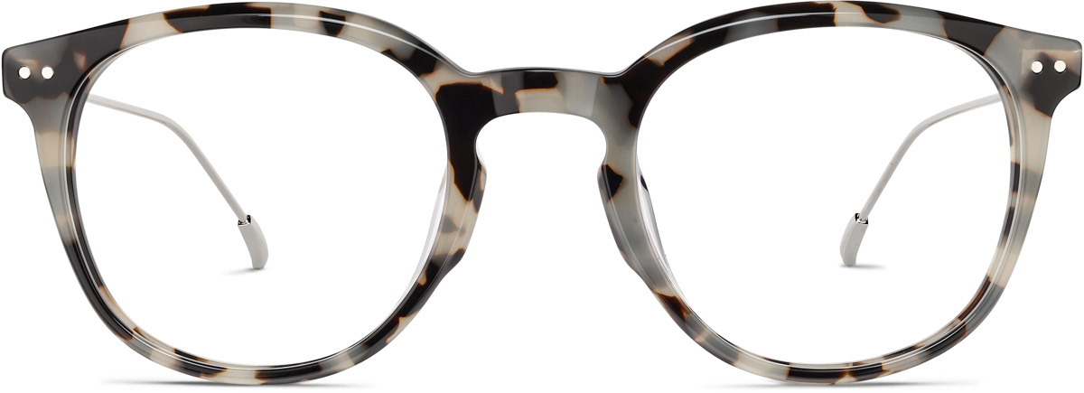 Ivory Tortoiseshell Round Glasses