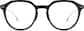 Front view of Ocean Aura Glasses 7839021 in Black thumbnail