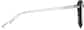 Side view of Ocean Aura Glasses 7839021 in Black thumbnail