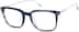 Square Glasses 7839116 in Blue