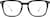 Front view of Square Glasses 7839121 in Black thumbnail