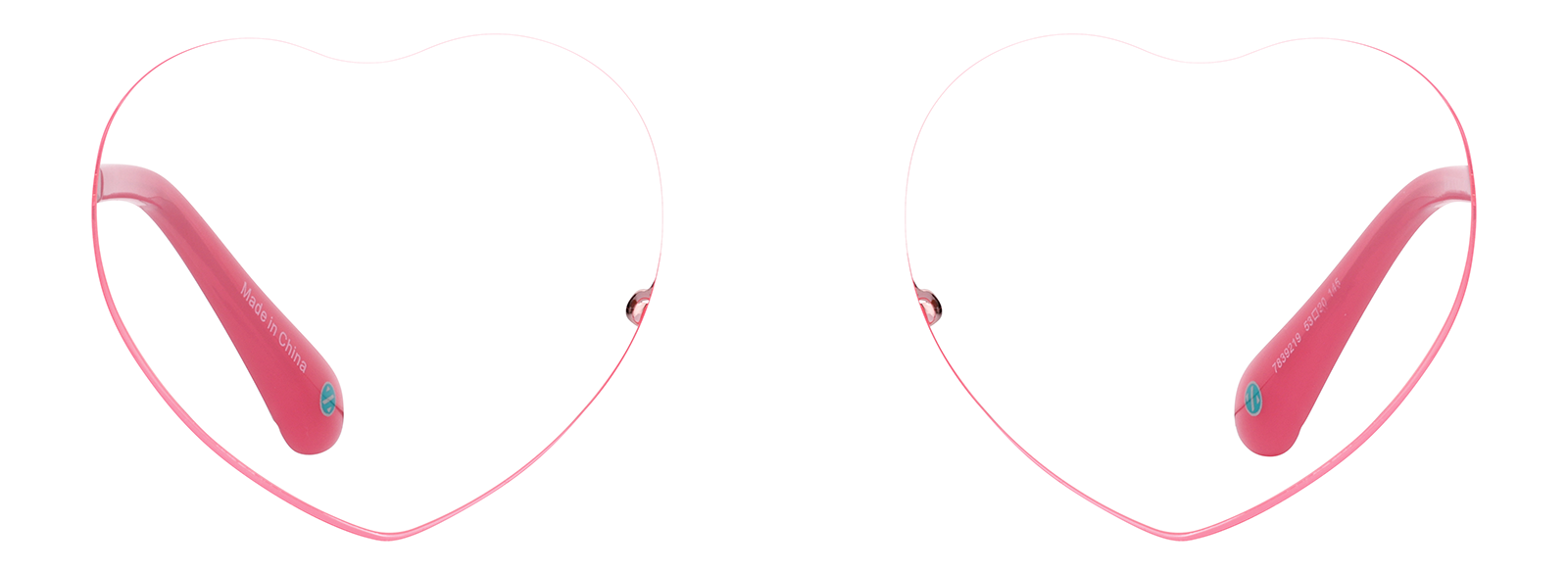 ♡♡Risa Red Heart-Shaped Glasses #7839218 | Zenni Optical
