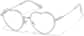 Angle view of Heart-Shaped Glasses 7839223 in Clear thumbnail