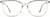 Front view of Square Glasses 7839315 in Brown thumbnail