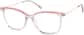 Angle view of Square Glasses 7839319 in Pink thumbnail