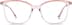Square Glasses 7839319 in Pink
