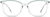 Front view of Square Glasses 7839324 in Green thumbnail