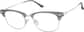 Angle view of Browline Glasses 7839412 in Gray thumbnail