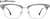 Front view of Browline Glasses 7839412 in Gray thumbnail
