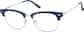 Angle view of Browline Glasses 7839416 in Navy thumbnail