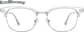 Front view of Browline Glasses 7839423 in Clear thumbnail