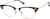Angle view of Browline Glasses 7839425 in Tortoiseshell thumbnail