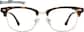 Front view of Browline Glasses 7839425 in Tortoiseshell thumbnail