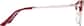 Side view of Browline Glasses 7839518 in Red thumbnail