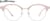 Front view of Browline Glasses 7839519 in Pink thumbnail