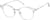 Angle view of Browline Glasses 7839523 in Clear thumbnail