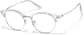 Angle view of Browline Glasses 7839523 in Clear thumbnail