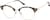 Angle view of Browline Glasses 7839525 in Tortoiseshell thumbnail