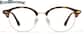 Front view of Browline Glasses 7839525 in Tortoiseshell thumbnail