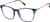 Angle view of Square Glasses 7839616 in Blue thumbnail