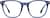 Front view of Square Glasses 7839616 in Blue thumbnail