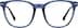 Square Glasses 7839616 in Blue
