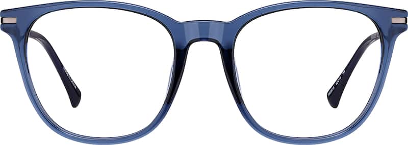 Blue Square Glasses