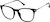 Angle view of Square Glasses 7839621 in Black thumbnail