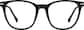 Front view of Square Glasses 7839621 in Black thumbnail
