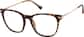 Angle view of Square Glasses 7839625 in Tortoiseshell thumbnail