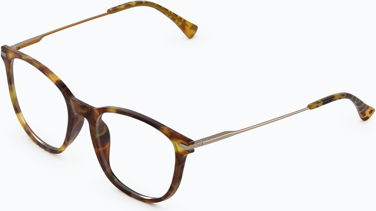 Angle view of Square Glasses 7839625 in Tortoiseshell thumbnail