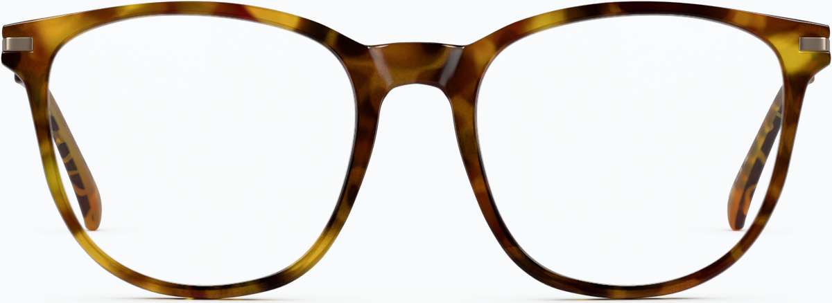 Front view of Square Glasses 7839625 in Tortoiseshell thumbnail