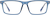 Front view of Rectangle Glasses 7839716 in Blue thumbnail