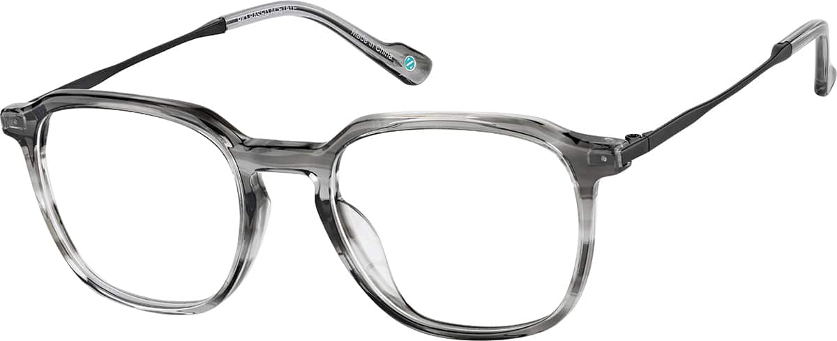 Angle view of Square Glasses 7839812 in Gray